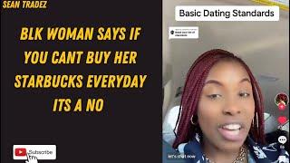 BLK WOMAN SAYS IF YOU CANT BUY HER STARBUCKS EVERYDAY ITS A NO !!! #viral #reaction