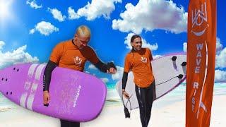 Nuestra PRIMERA Vez SURFEANDO en Agadir con @WaveRise  ‍️ | Día 2, Marruecos 