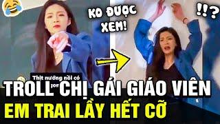 Thánh lầy học đúng lớp chị gái ruột , troll chị không hồi kết khiến cô giáo KHÓC THÉT | TÁM TV