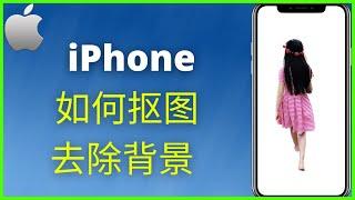 iPhone如何抠图/照片去除背景(2024)