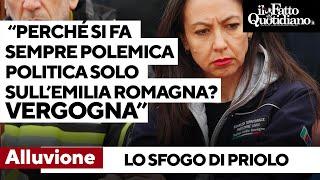 Alluvione, lo sfogo di Priolo: "Perché si fa sempre polemica politica solo sull'Emilia Romagna?"