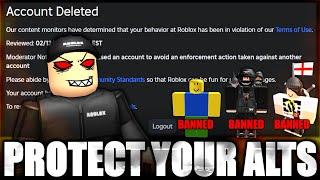 Roblox's terrible multi-account ban update is already causing problems.. (Protect your alts)