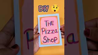 DIY Homemade Pizza Book  #shorts