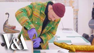 ASMR at the museum: How to build a box for a (crocodile-shaped ) musical instrument