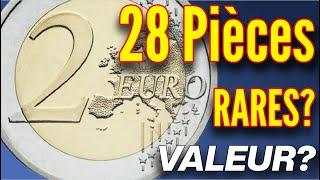 VALUE of 28 RARE 2 EURO Commemorative Coins?