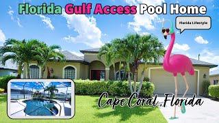 Gulf Access Dream Home in Cape Coral, Florida