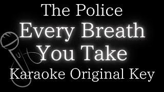 【Karaoke Instrumental】Every Breath You Take / The Police【Original Key】