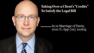 Can you take over a client's accounts receivables to pay the legal bill?