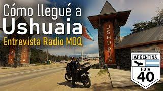  Interview on MDQ radio ► Motorcycle trip to Ushuaia ◄ 9,000 km #clubralenti 