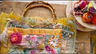 #slowstitching | What's in my Fleur Woods' Workshop Bag? | #fabricbyroxycreationsprojectideas