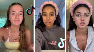 Makeup Tutorial Tiktok Compilation - GRWM  ( Get Ready With Me ) ️(Skincare, Makeup, Outfits) 1460