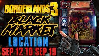 GOD-TIER PISTOL!! Black Market Vending Machine Location!! (12 Sep 2024) + GOD ROLL SAVE! - BL3