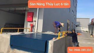 Sàn Nâng Thủy Lực 6 tấn, Bàn Nâng, Sàn Nâng Container