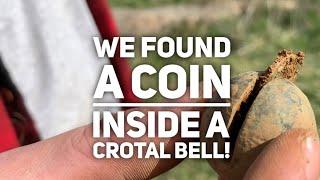 We Found A Coin Inside A Crotal Bell Metal Detecting