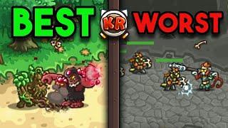 Top 5 BEST & WORST Kingdom Rush Levels Of All Time!