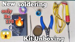 soldering iron//soldering iron unboxing//sabse sasta soldering iron //solder