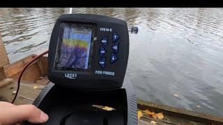 Hova tűnik a hal télen? Fish finder ff918c halradar + Szellem 2 etetőhajó