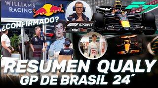 HORNER ¡PILLADO con COLAPINTO! PIFIA de BIRD con CHECO... – RESUMEN CLASIFICACION GP BRASIL F1 2024