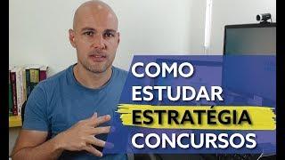 ESTRATÉGIA CONCURSOS | como estudar da forma correta