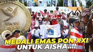 SEDIH, BAHAGIA SEMUA CAMPUR ADUK DISINI..! AISHA DAPAT MEDALI EMAS DI PON XXI ACEH SUMUT 2024..!