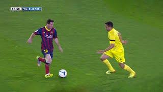 Lionel Messi vs Villarreal (Away) 2013-14 English Commentary HD 1080i