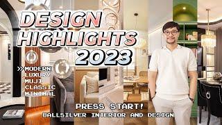 DESIGN HIGHLIGHTS 2023 | รวมไฮไลท์งานออกแบบภายในปี 2023 (4K)