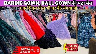 Party Wear Gown Wholesale Market In Delhi|ball gowns in Chandni Chowk/croptop Market Chandnichowk