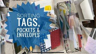 Organizing Craft Room - Tags, Pockets & Envelopes - Junk Journal Supplies -