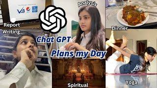 Chat GPT plans my day  | Made me workout? ‍️ | Best day?