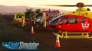 Microsoft Flight Simulator 2020 | WESTPAC HEMS | *Vehicle Accident*| Emergency Mission #NewZealand