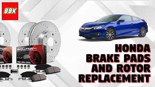 Brake Rotors and Pads Remove and Replace - Honda Civic 2017 - Power Stop Brake Pads and Rotors