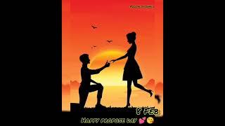 Propose to her | Propose Day Special | Valentine's Week Status | #proposeday #valentineday #love