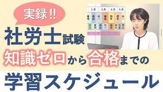 【リクエストにお応え】この時期にこの科目！社労士合格までの年間学習スケジュール＆効果的な勉強法　東大卒講師による《040》