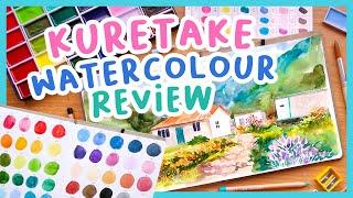 Kuretake Gansai Tambi watercolour review! + my painting process 