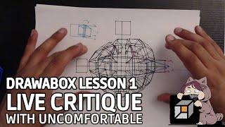 Drawabox Lesson 1: Uncomfortable Critiques my Homework!