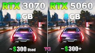 RTX 5060 vs RTX 3070 - Test in 10 Games