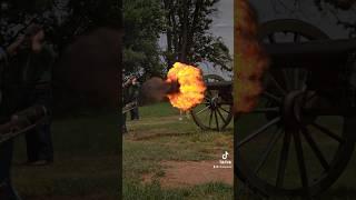 Civil War Cannons in Super Slow Mo at 86,000fps.