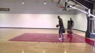 Olajuwon Teaching Stoudemire How to Create Space in The Post