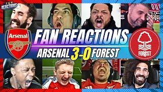 ARSENAL FANS BUZZINGREACTION TO ARSENAL 3-0 FOREST | 24/25 PREMIER LEAGUE