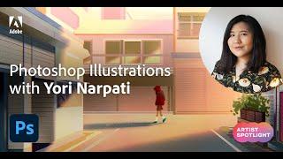 Mastering Illustrations on Adobe Photoshop with Yori Naparti