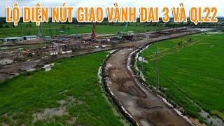 Lộ diện hình dáng nút giao Vành Đai 3 và QL22