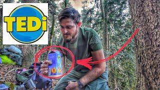 Low-Budget Survival | 1 Nacht mit dem TEDI Fluchtrucksack | Hält das Set durch?