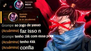 coisas que vc fala para tentar impedir seu mid de lockar yasuo