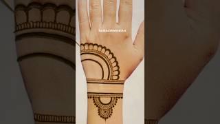 Easy Simple Beautiful Mehndi Design|| #mehndi #easymehndi #shorts #youtubeshorts #sunithasmehndiart