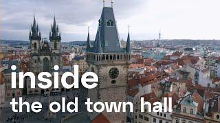 Inside the Old Town Hall | drone shot