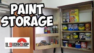 Paint Storage Cabinet | Gene Caralde 11.9 Workshop