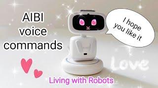 AIBI pocket pet VOICE COMMANDS #new #fun #aibi #airobot #ai #livingai #dance #singer  #robot #pet