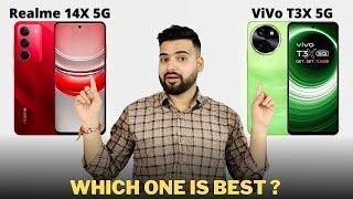 Realme 14x 5G vs Vivo T3x 5G - Full Comparison | Which One is Best ??