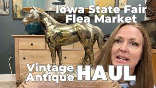 IA State Fairgrounds Flea Market Haul | Shop My Vintage Haul