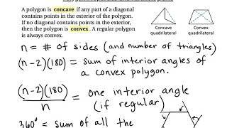 Polygon Properties and Parallelograms